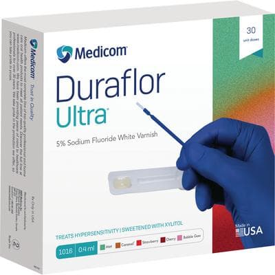 Duraflor Ultra 5% Sodium Fluoride White Varnish, Mint, 0.4 mL Unit Dose, 30/Box, 1016-M30 thumbnail 13