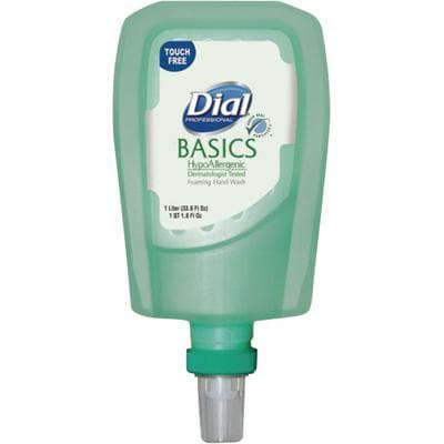 Dial FIT Basics Hypoallergenic Foaming Hand Wash Universal Touch-Free Refill, Honeysuckle, 3/Pkg, DIA16722 thumbnail 2