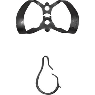 Hu-Friedy Black Line Rubber Dam Clamp #9, Wingless, Anterior, RDCM9X thumbnail 8