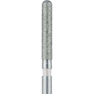 Meisinger 881Z1-017-FG Zirconia Diamond Bur, Round End Cylinder, Ultra Fine Grit, White Ring, 1.7 mm Head Diameter, 9.5 mm Head Length, Friction Grip, 5/Pkg thumbnail 5