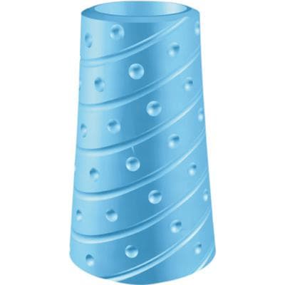 ProMate Silicone Grips for Hygiene Handpiece, Blue, 10/Pkg thumbnail 4