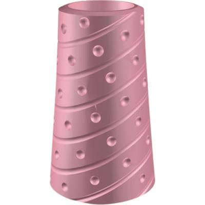 ProMate Silicone Grips for Hygiene Handpiece, Dusty Rose, 10/Pkg thumbnail 4