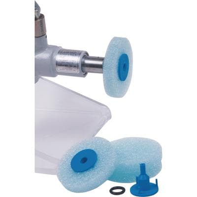 Jordco Pure Buff Polishing Wheel System Kit (PBK) - 48 Foam Wheels, 2 Mandrels, 4 Retainer Rings thumbnail 4
