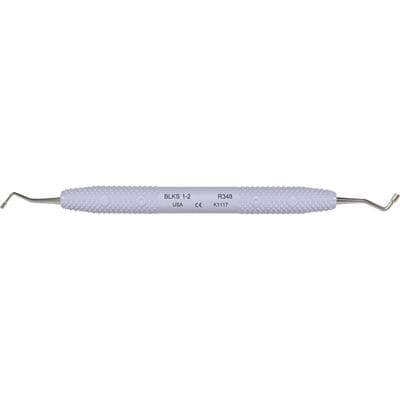 Paradise Dental Technologies Blacks Plugger 1/2, Double End, Stainless Steel, Resin Handle, Alabaster Gray, R348 thumbnail 3