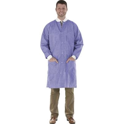 SafeWear Disposable High Performance Lab Coat, Large, Plum Purple, 12/Pk, 8109-C thumbnail 17