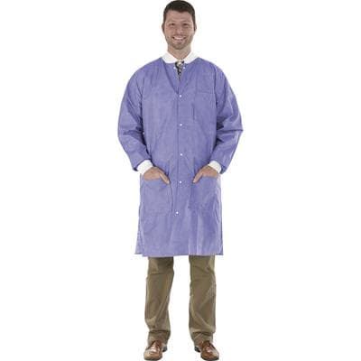 SafeWear High Performance Lab Coat, Plum Purple, X-Large, SMS, 3-Pocket, Snap Front, 12/Pk, 8109-D thumbnail 16