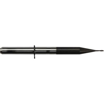VHF R5 Universal Milling and Grinding Tool - Double Tooth Radius Cutter with Coating, 0.6 mm Diameter, 40 mm Length, 1/Pkg thumbnail 2