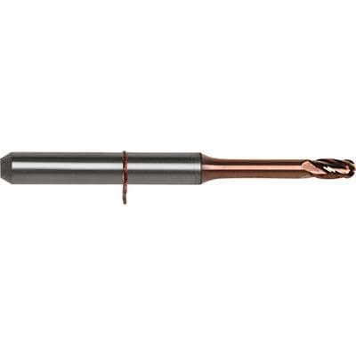 vhf R5 Milling and Grinding Tool for CoCr Materials - Four Tooth Radius Cutter, 2.0 mm Diameter, 35 mm Length, ID #1045 thumbnail 2