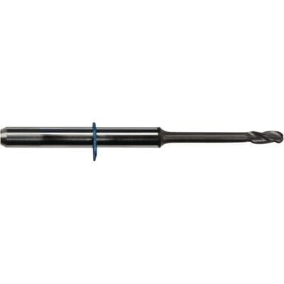 vhf R5 Milling and Grinding Tool for Zirconium Oxide - Diamond-Coated, Triple Tooth Radius Cutter, 2.0 mm Diameter, 40 mm Length, ID #1024, 1/Pkg thumbnail 2