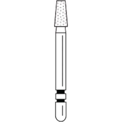 Premier Two Striper Diamond Bur, Fine Grit, KR Taper Flat End, Friction Grip, 708.4F, 5/Pack, #2015949 thumbnail 6