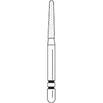 Premier Two Striper Diamond Bur FG, Flame, 256.8C Coarse, 5/Pkg, 2015062 thumbnail 8