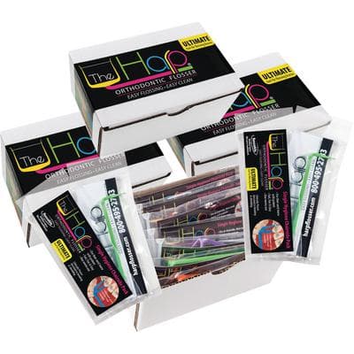 Harp Orthodontic Flosser Patient Care Demo Pack, Multicolored, Individually Wrapped, 96/Pkg thumbnail 2
