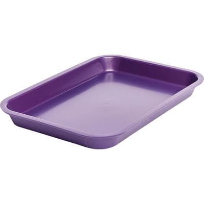 F-Size Mini Tray Cover (Non-Locking), Plum, 6-3/8" W x 9-3/8" L x 7/8" H - F-Size Mini Tray Cover (Non-Locking) - Plum - Image 1