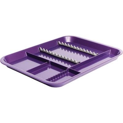 Zirc B-Lok Divided Setup Tray, Plum, Size B, 13-3/8" x 9-5/8" x 7/8", 20Z451-E thumbnail 7