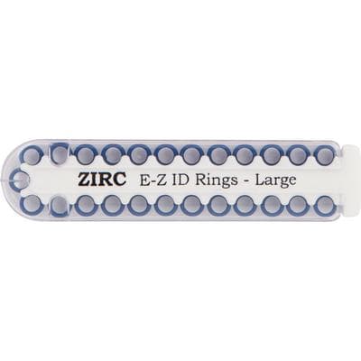 Zirc E-Z ID Instrument Rings, Small, Midnight Blue, 1/8" Diameter, 25/Pack, 70Z100-T thumbnail 6