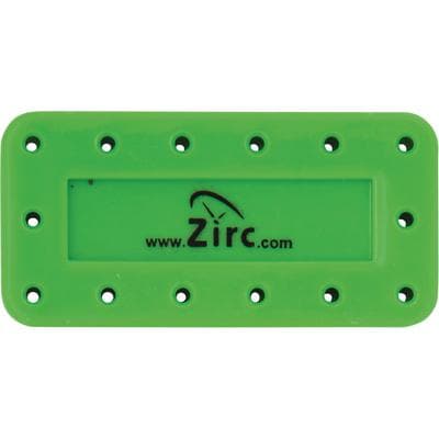 Zirc Dental 14-Hole Magnetic Bur Block, Neon Green, 1/Pk, 50Z403P thumbnail 14