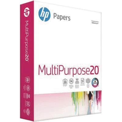 HP Multipurpose Paper 8-1/2" x 11" White, 20 lb, 96 Brightness, 500 Sheets/Ream, HEW 112000 thumbnail 2