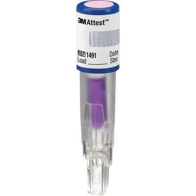 3M™ Attest™ Super Rapid Biological Indicator for Gravity Steam Cycles, Blue Cap, 50/Box, 1491 thumbnail 14
