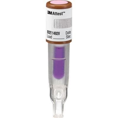 3M Attest Super Rapid Readout Steam Biological Indicator 1492V, Brown Cap, 24-Minute Readout, 50/Box thumbnail 19