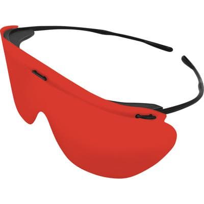 Dynamic Disposables Safety Eyewear Office Pack, Orange Bonding Lens, Black Frames, 10 Frames/20 Lenses/1 Cord thumbnail 5