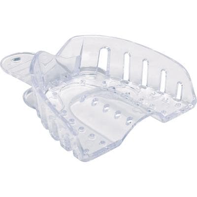 PERFECtray Perforated Disposable Impression Trays, #3 Medium Upper Full Arch, Clear Acrylic, 20/Box thumbnail 3