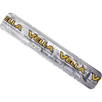 Vella™ 5% Sodium Fluoride Varnish with Xylitol® - Melon, 0.5 ml Unit Dose, 35/Pkg - Vella™ 5% Sodium Fluoride Varnish with Xylitol® - Melon, 35/Pkg - Image 1