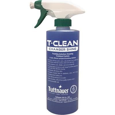 Tuttnauer T-Clean Chamber Shine Autoclave Cleaning Treatment Foam Spray, 500 mL Spray Bottle thumbnail 2