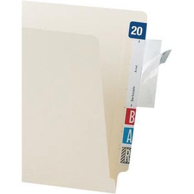 Transparent-Drawer Label Protector, 3-1/2" W x 1-11/16" H, Clear, 500/Pkg - Transparent-Drawer Label Protector, 3-1/2 W x 1-11/16 H, 500/Pkg - Transparent-Drawer Label Protector – 3-1/2" W x 1-11/16" H, 500/Pkg - Image 1