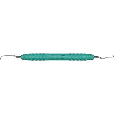 PDT Amazing Gracey 12/13 Extended Reach Curette, Double-Ended, Green Resin Handle, R047 thumbnail 7