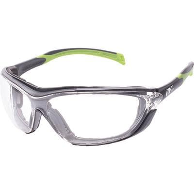 ProVision® Secure™ Safety Eyewear with Strap, Black Frame, Clear Lens, Green Tips, Universal Fit thumbnail 8