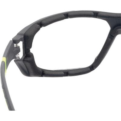 ProVision® Secure™ Safety Eyewear with Strap, Black Frame, Clear Lens, Green Tips, Universal Fit thumbnail 11