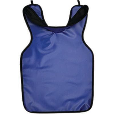Cling Shield® Protectall Lead-Lined Vinyl X-ray Apron, Adult, Slate Blue, 0.3 mm Lead Equivalency, with Neck Collar, 22-1/4" x 25-1/2" thumbnail 3