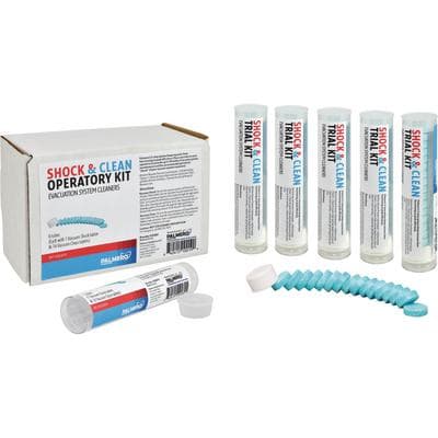 Palmero Shock & Clean Operatory Kit, 6 Tubes (16 Vacuum Clean Tablets + 1 Vacuum Shock Tablet per Tube), #3546TK thumbnail 5