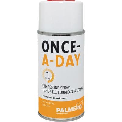 Palmero Once-A-Day One Second Spray Handpiece Lubricant/Cleaner, 8.8 oz Aerosol Can with Extension Tube, 702 thumbnail 12