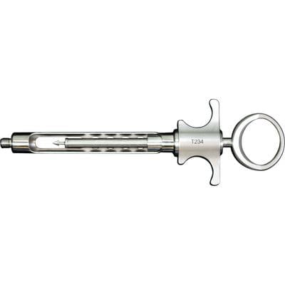 PDT Aspirating Anesthetic Syringe, Small, Stainless Steel, Autoclavable, T234 thumbnail 5