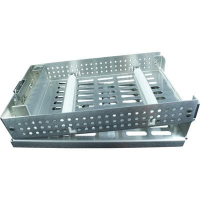 PDT FlipTop™ C Series Utility Cassette, Open, No Rack, Stainless Steel, Silver, 1/Pkg thumbnail 4