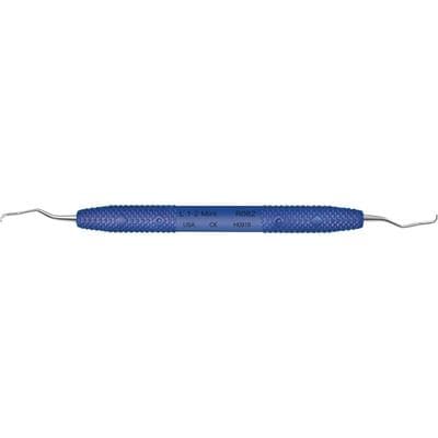 PDT Cruise Line Universal Curette, Langer 1-2 Mini, Double-Ended, Blue Resin Handle, R082 thumbnail 7