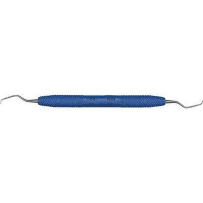 PDT Cruise Langer 5-6 Mini Universal Curette, Double-Ended, Blue Resin Handle, R084 thumbnail 9