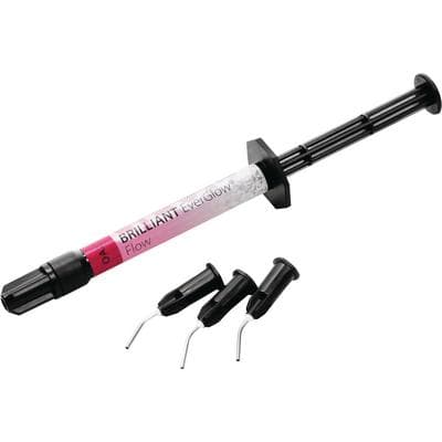BRILLIANT EverGlow Flow Flowable Composite Syringe Refill, Opaque A2 (OA2), 2 g, 60019751 thumbnail 8