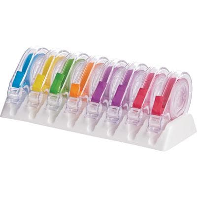 Zirc E-Z ID Tape System, Vibrant Assorted Colors, 3 ft x 1/4" Rolls, 8/Pk, 70Z310 thumbnail 15