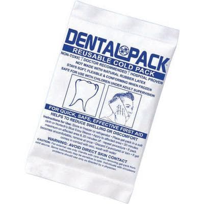Dental Pack Reusable Cold Compress, 4" x 5.75", Latex Free, Case of 100 thumbnail 2