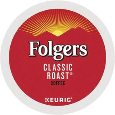 Folgers Classic Roast K-Cup Pods, Medium Roast, 24 Count, GMT6685 - Keurig K-Cups Packs – Regular Coffees, 24/Pkg - Folgers Classic Roast®, Medium Roast - Image 1