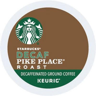Starbucks Pike Place Roast Decaf K-Cup Packs for Keurig, Medium Roast, 24 Count, SBK11068092 - Keurig K-Cup® Packs – Decaf Coffees - Starbucks Pike Place Roast Decaf - Image 1