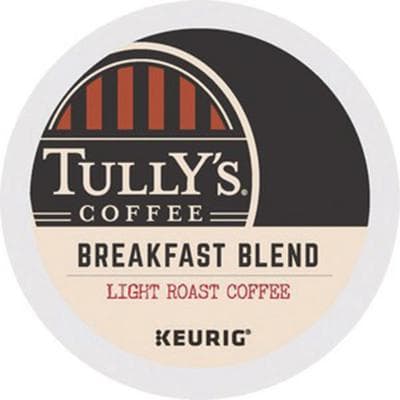 Keurig K-Cup Tully's Breakfast Blend Coffee, Light Roast, 24 K-Cups/Box thumbnail 3