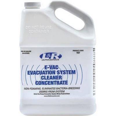 L&R E-VAC Evacuation System Cleaner Concentrate, pH Neutral, Non-Foaming, Fresh Mint, 1 Gallon Bottle, 107 thumbnail 17