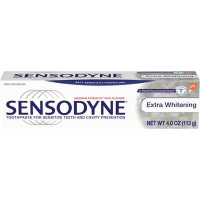 Sensodyne Extra Whitening Toothpaste, 4 oz Tube - Sensodyne Extra Whitening Toothpaste, 4 oz Tube - Sensodyne® Extra Whitening Toothpaste, 4 oz Tube - Image 1
