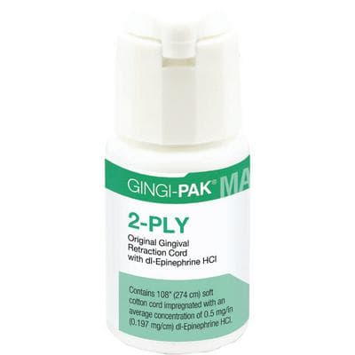 Gingi-Pak MAX Original Retraction Cord, 2-Ply, with dl-Epinephrine, 108" per Bottle, #10120M thumbnail 18