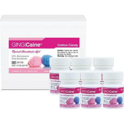 Gingicaine Topical Anesthetic Gel, 20% Benzocaine, 1 oz Jar, Cotton Candy, 1/Pk, 20119 thumbnail 12