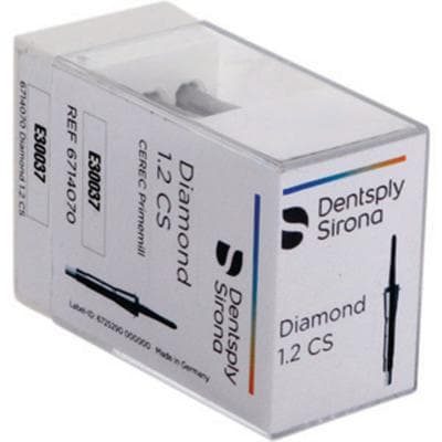 CEREC Primemill Diamond Milling Bur, 1.2 CS, 1.2 mm, 6/Pack, 6714070 thumbnail 14