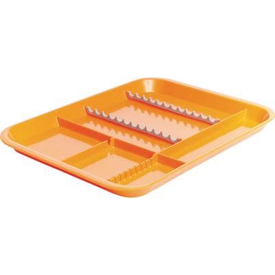 Zirc B-Lok Divided Setup Tray, Size B, Neon Orange, 13-3/8" x 9-5/8" x 7/8", 1/Pk, 20Z451Q thumbnail 8